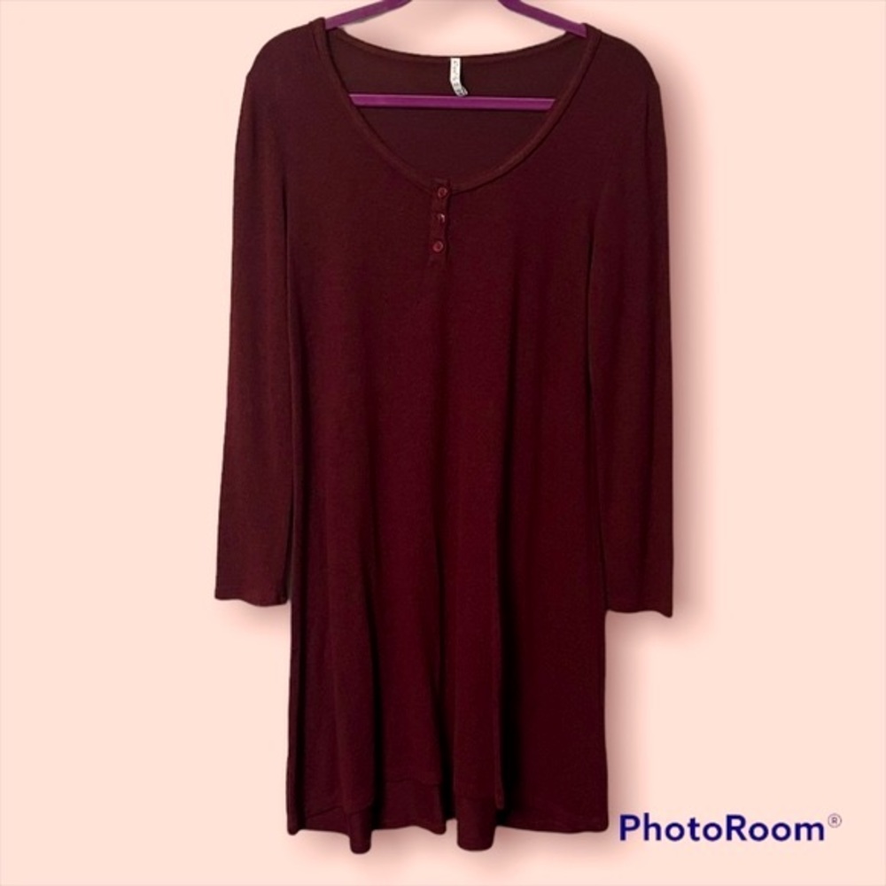 Z Supply Red Sweater Dress. Size Medium.